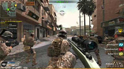 Spesifikasi PC untuk Call Of Duty Modern Warfare Spesifikasi PC untuk Call Of Duty Modern Warfare Sinopsis Setelah membunuh Letnan Jenderal Shepherd, Kapten John Price dan Nikolai mengevakuasi Kapten "Soap" MacTavish yang terluka ke persembunyian Nikolai di Himachal Paresh, India. Disana Soap langsung diberikan perawatan oleh dokter. Saat Soap sedang dirawat lukanya, grup besar prajurit dibawah komando, Vladimir Makarov, menyerbu persembunyiannya dengan harapan membunuh ketiga itu. Seorang mantan prajurit Spetsnaz, Yuri, membantu Price dalam memberi perawatan luka pada Soap, mengamankan jalan ke lokasi penjemputan dan keluar dari negeri tersebut. Invasi Rusia ke Amerika Serikat berlanjut, pertempuran Manhattan Bawah sudah mencapai puncaknya. Pasukan Delta-Force dengan nama alias tim "Metal" dibawah komando Sandman diturunkan di kota New York untuk menghalau penyerangan Russia bersama Sungai Timur. Tim Metal berhasil menghancurkan alat pengacau sinyal di atap Bursa Saham New York dan dievakuasi oleh helicopter lalu membantu U.S. Navy Seal dalam penyusupan ke Oscar II untuk memakai senjatanya melawan pasukan Angkatan Laut Russia. Dengan hasil aksi Tim Metal, pasukan Russia mundur dari Pantai Timur dan mungkin, seluruh AS. Dua bulan kemudian, Presiden Russia Vorshevsky mengumumkan rencana untuk melakukan perdamaian dengan Amerika Serikat di pertemuan di Hamburg, Jerman. Saat pengumumannya, orang yang loyal
