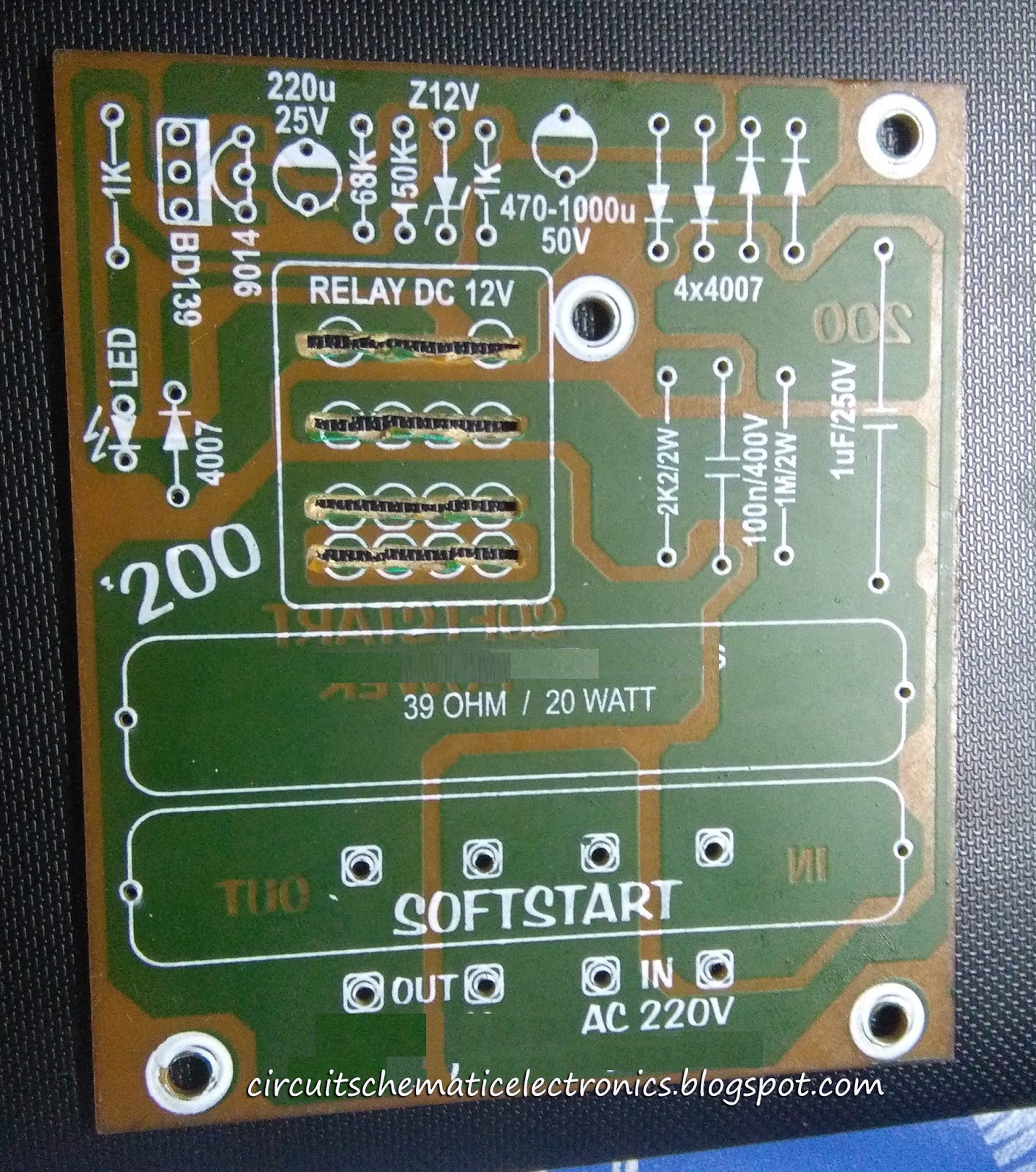 Auto Soft Start for Electronic Device - Electronic Circuit