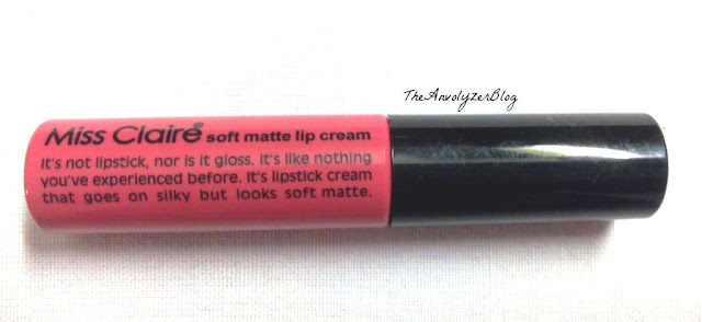 Review Swatches Miss Claire Soft Matte Lip Cream in Shade 08