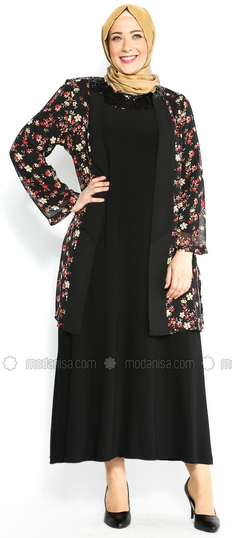 Desain Baju Batik Muslim untuk Wanita Gemuk