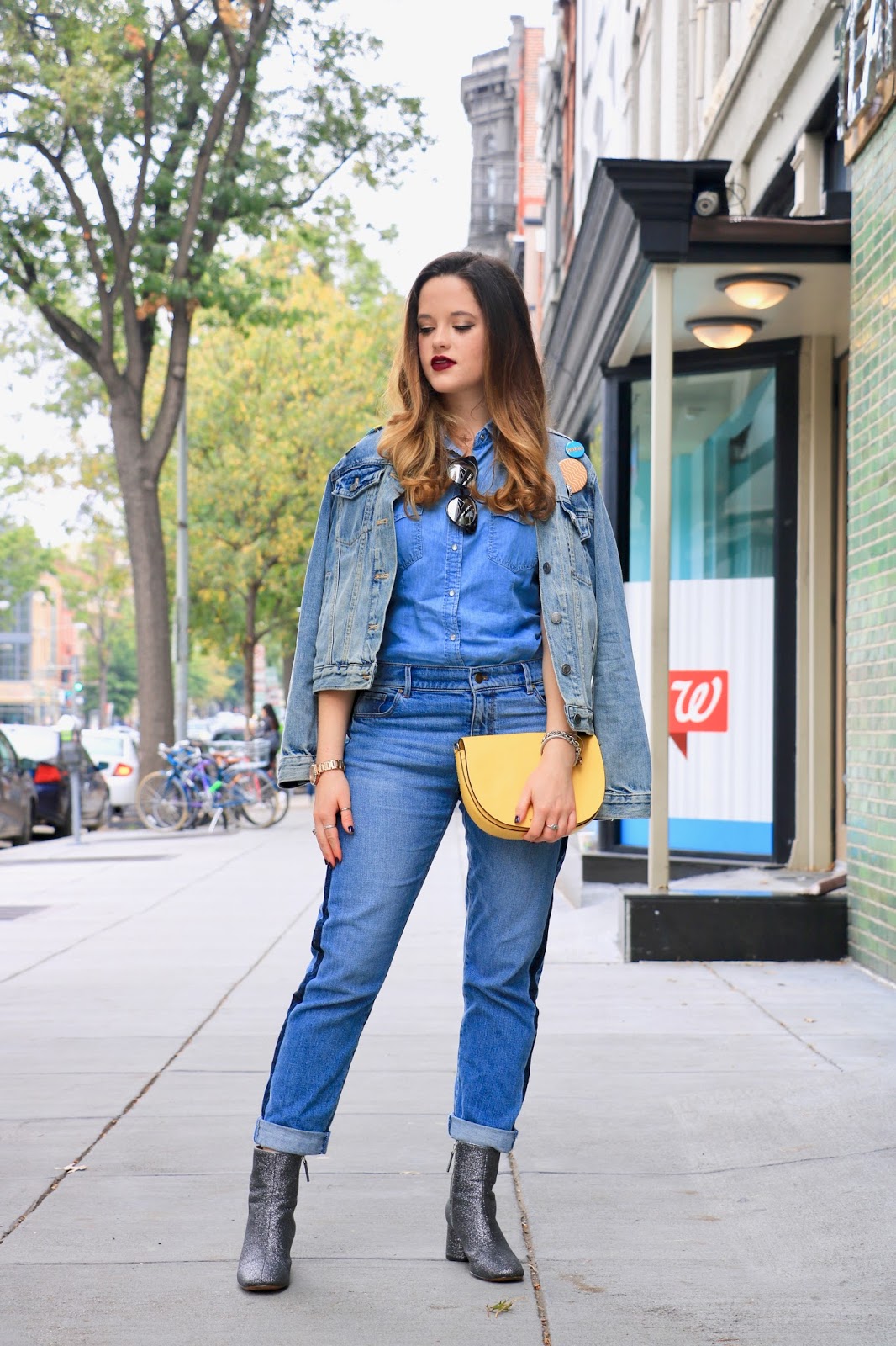Kathleen's Fashion Fix Triple Threat // denim jacket, top, & jeans