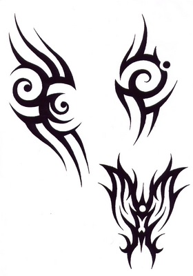 Prince Tattoo: TRIBAL VERTICAL