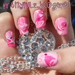 valentine nail pink nails designs valentines prettyfulz idea vday