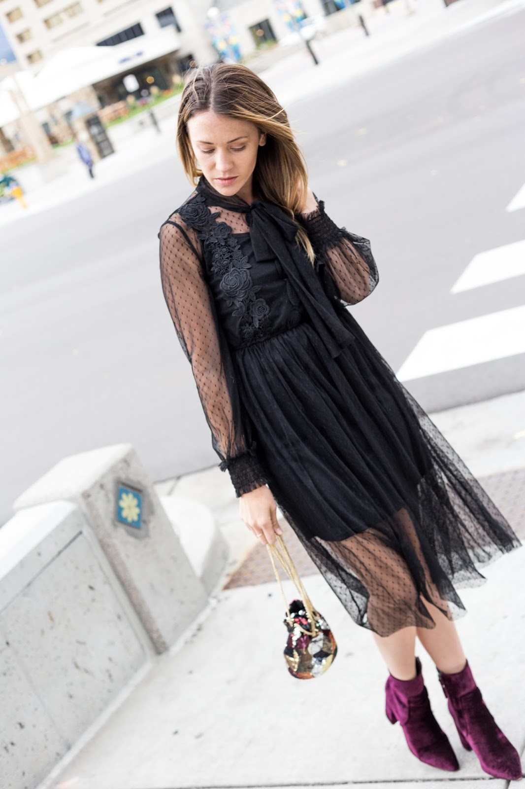 Black Dress For Halloween by Colorado fashion blogger Eat Pray Wear Love