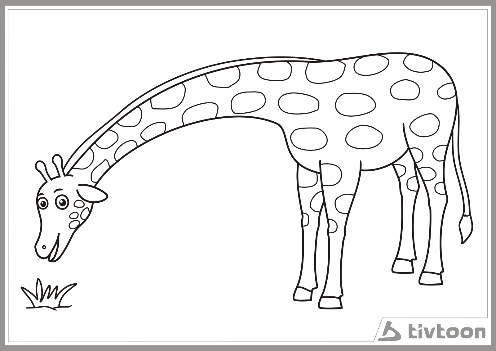 gambar kartun jerapah - gambar jerapah