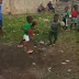 Underage boys spotted fighting boxing like professional boxers in Lagos