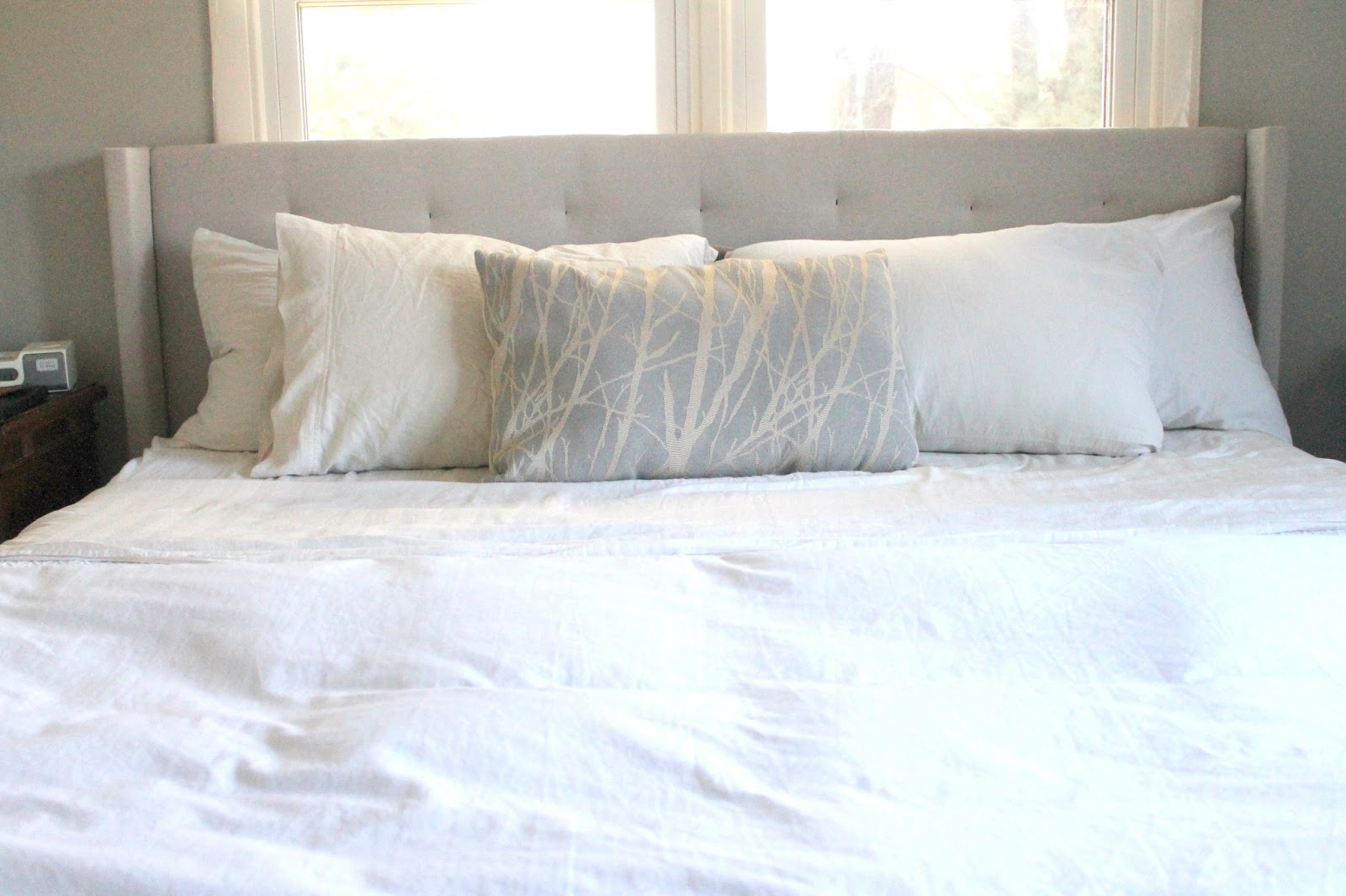 a little of this... Headboard Done. Here's Some Tips.