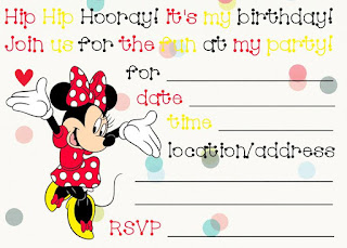 free printable birthday invitation templates