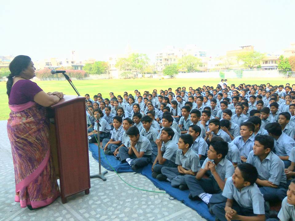 INDIAN DEVELOPMENT FOUNDATION Goodness talk at SJ Public School, Jaipur