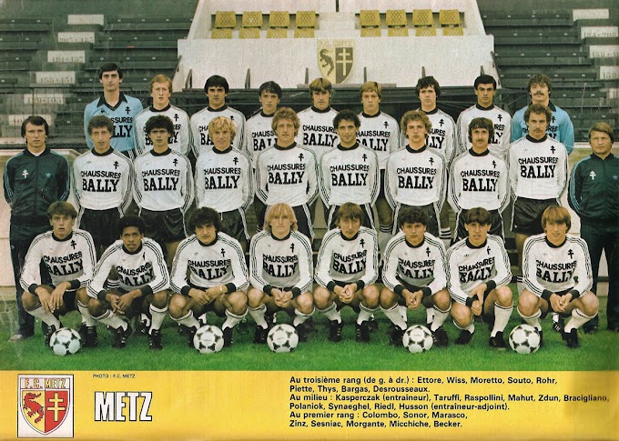 F.C METZ 1980-81. By Panini.