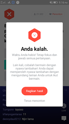 jawaban dari soal kuis aplikasi T-GO