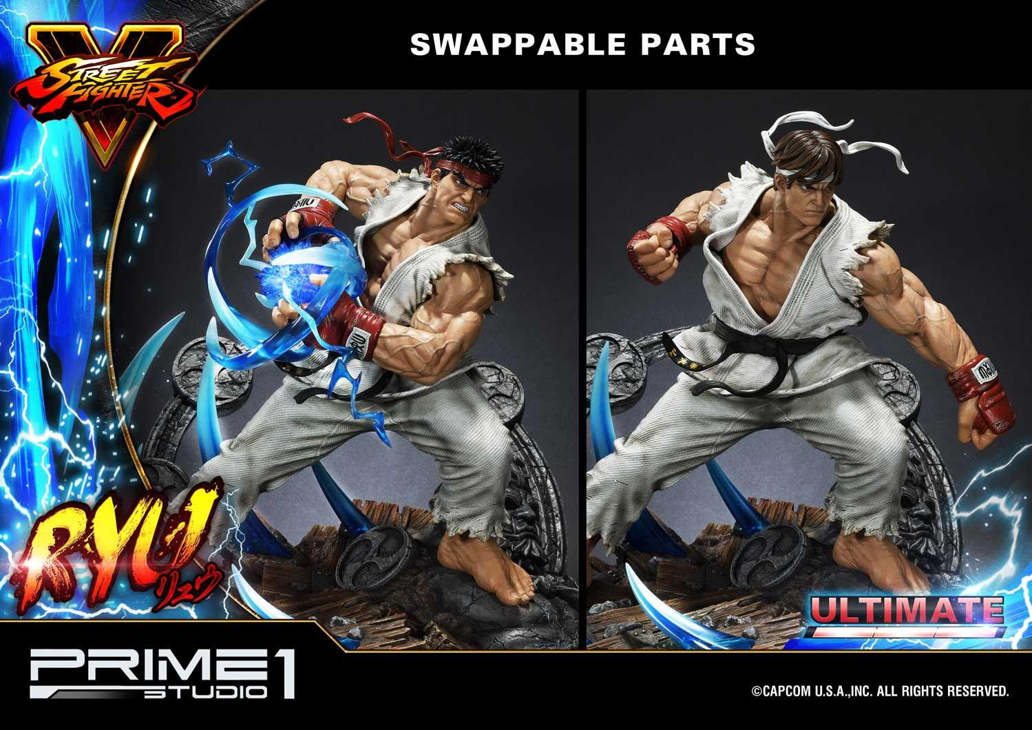 Himno Decir a un lado representación Figuras: Alucinante figura de Ryu del Street Fighter V - Prime 1 Studio