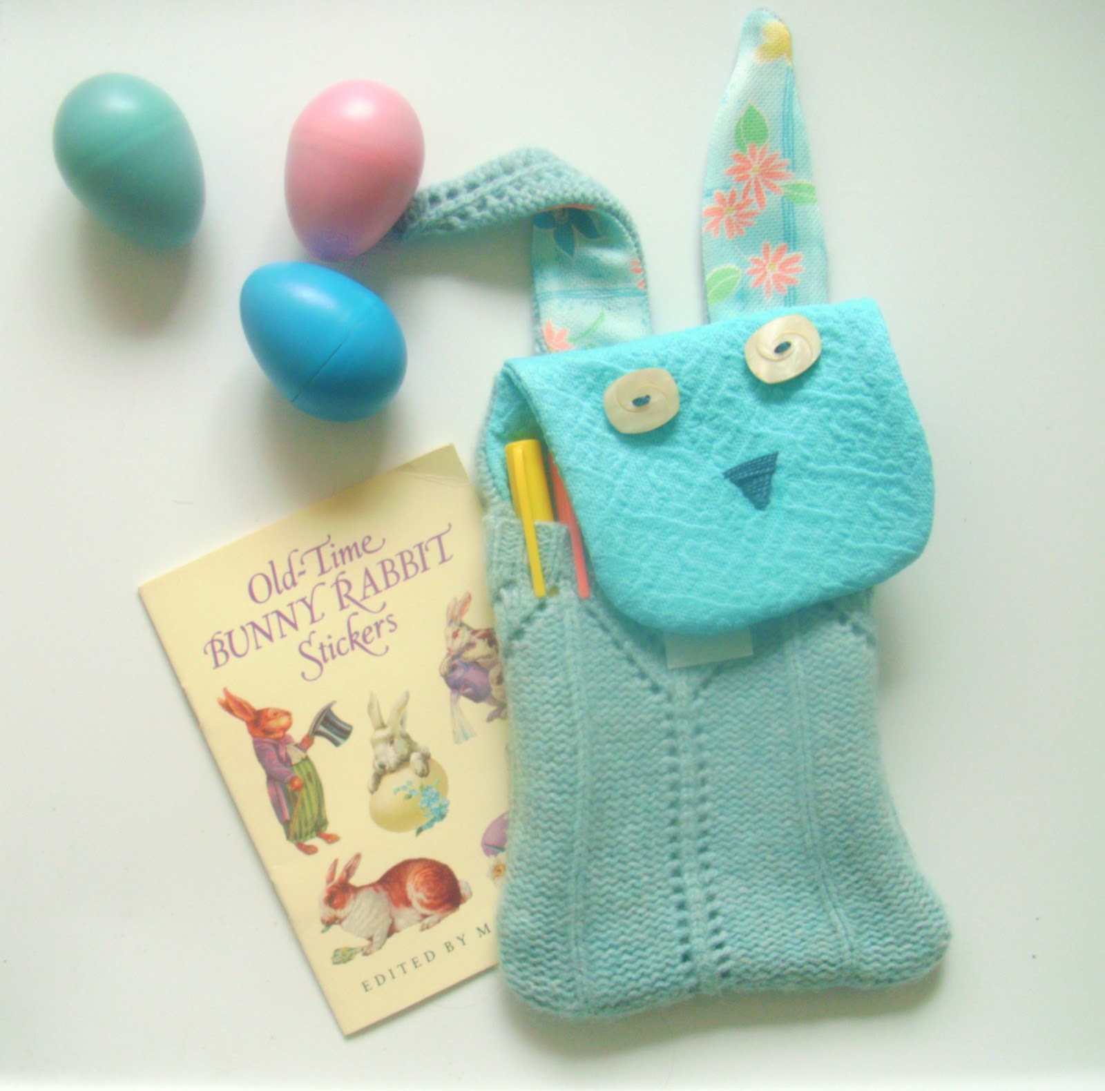 Sew Homegrown DIY Bunny Pencil Pouch inspired by West Elm