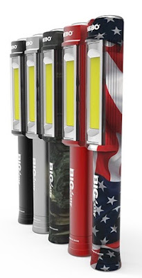 five flashlights - all the same except for different colors