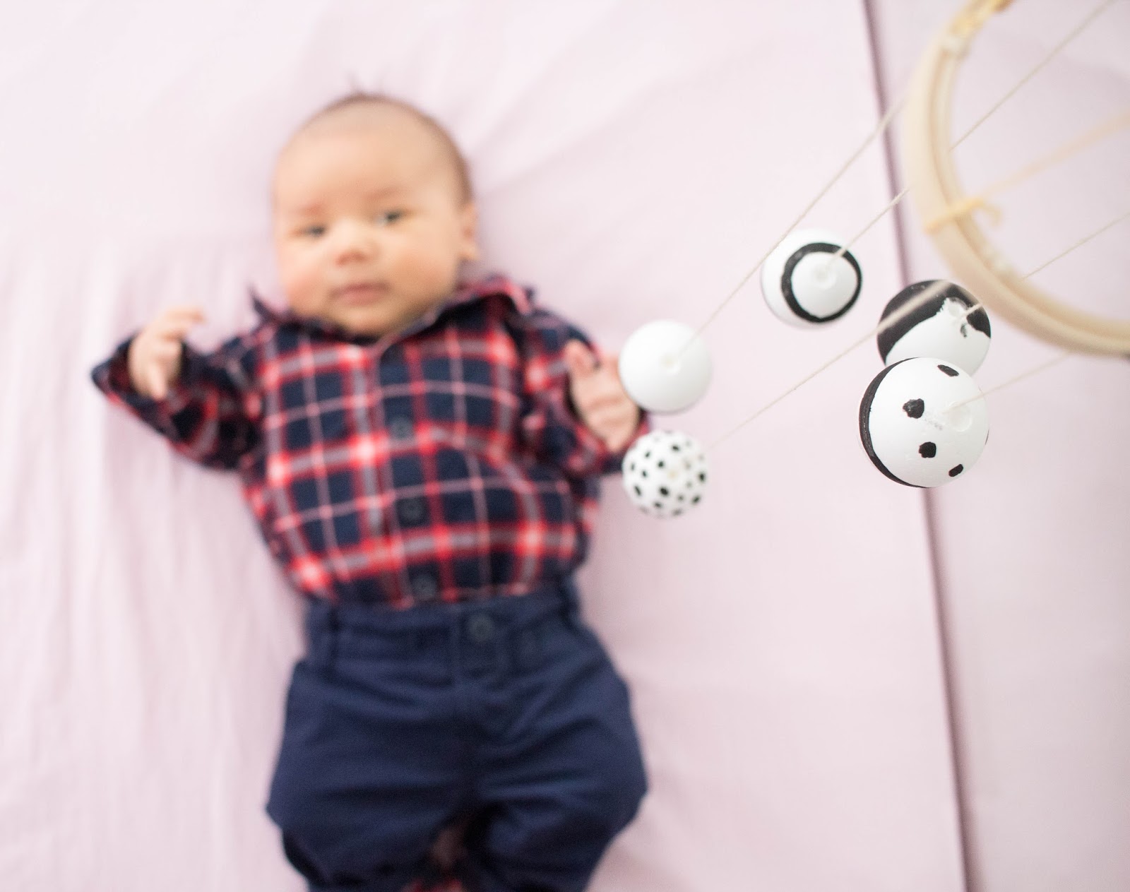 Montessori Baby Week 6 First Mobiles