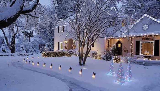 Outdoor Christmas lights
