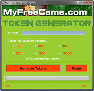 Token Generator Myfreecams