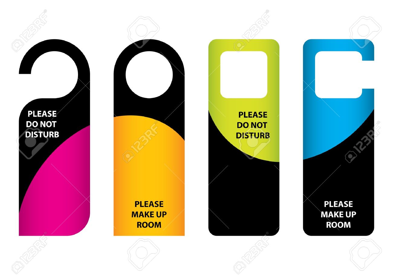 Custom Hotel Room Door Hangers Custom Hotel Room Door Hangers