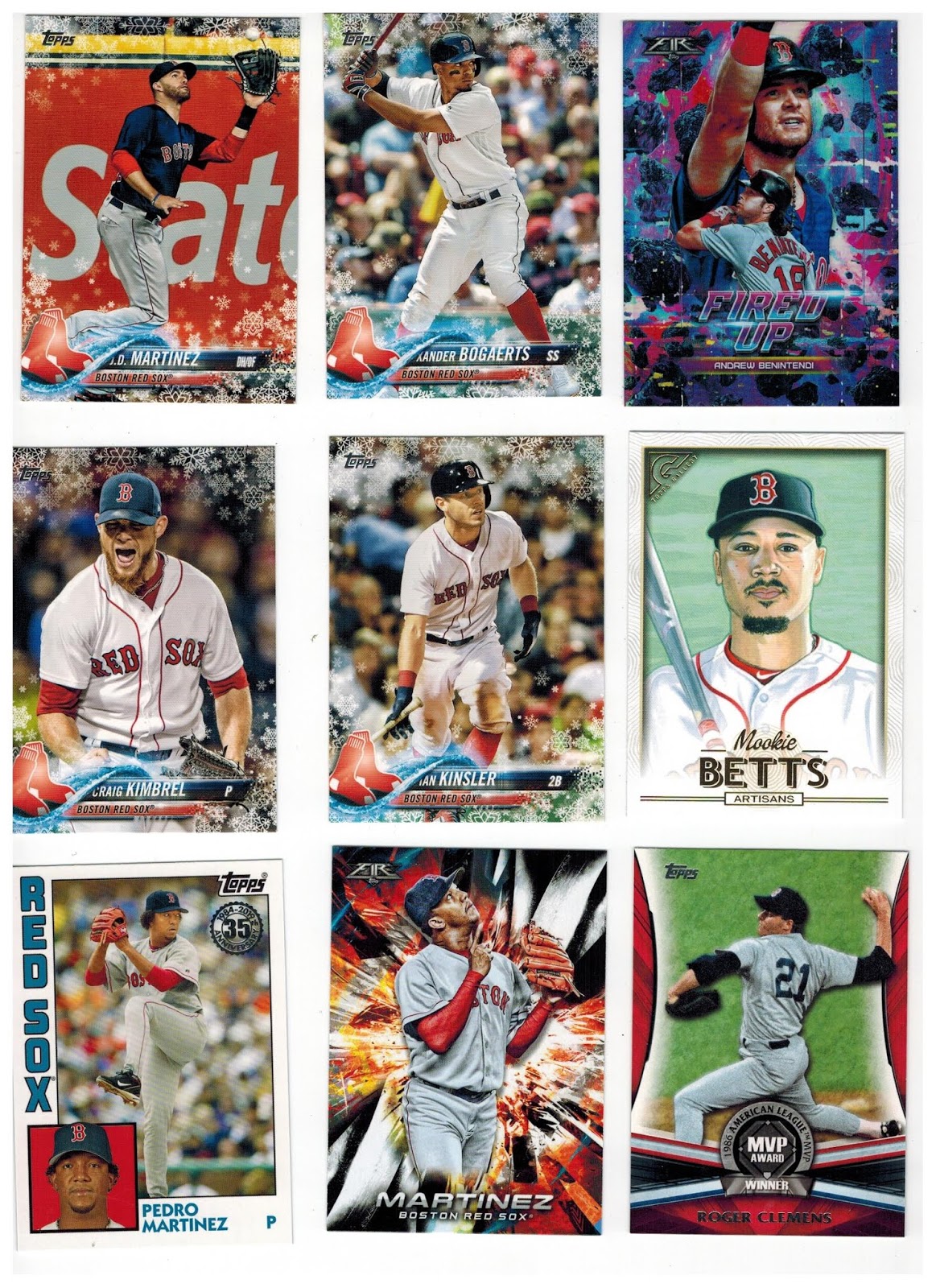 2019 Topps todo-Star JD Martinez NOW Boston Red Sox