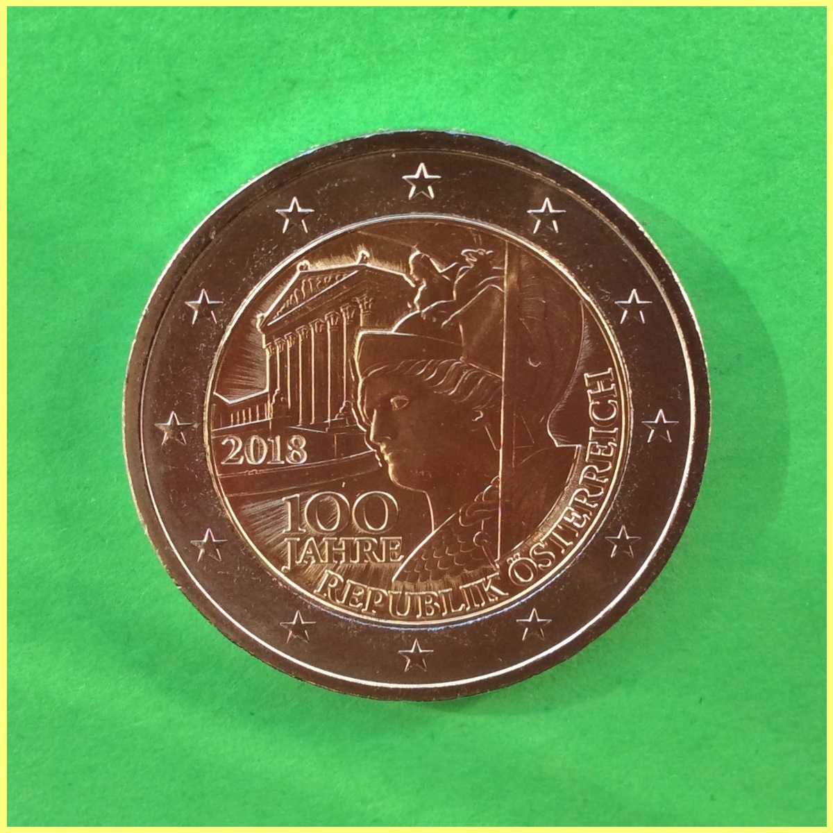 Monedas y Mundo 2 Euros Austria 2018 Centenario de la República