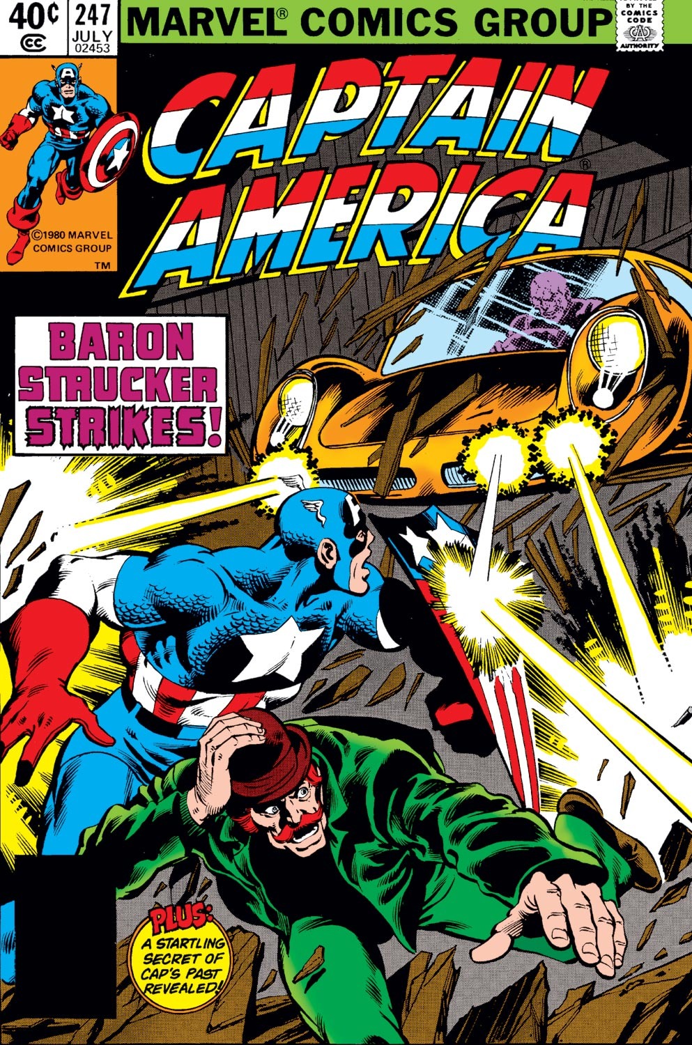 Read online Captain America (1968) comic -  Issue #247 - 1