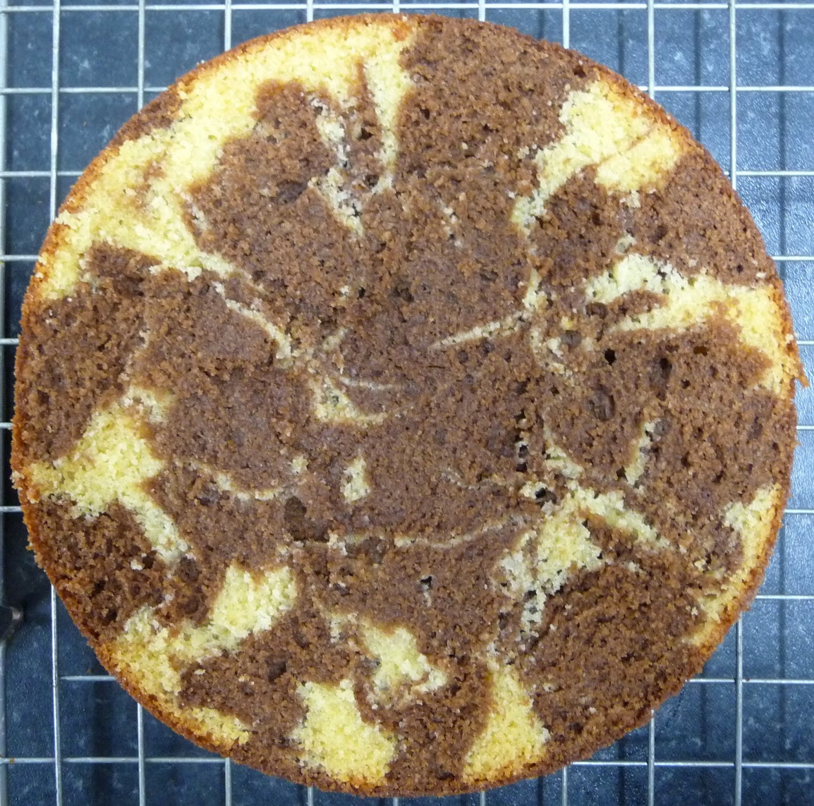 Something to look forward to Recipe Chocolate salted caramel marble cake