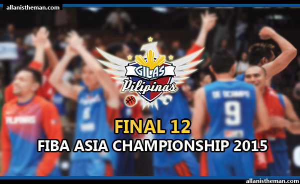 Gilas Pilipinas Final 12 to be named after Jones Cup
