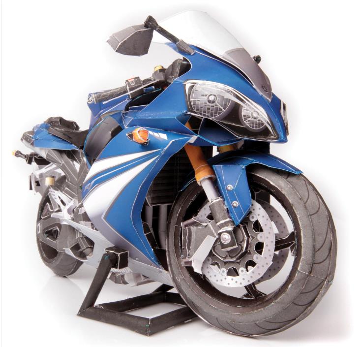 PAPERMAU The Ephemeral Museum Yamaha YZFR1 Motorcycle Paper