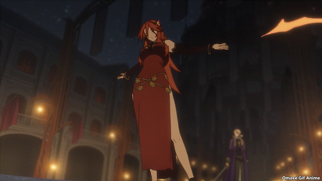 Joeschmo's Gears and Grounds: Omake Gif Anime - Grancrest Senki - Episode 1  - Siluca Reveals Skimpy Outfit