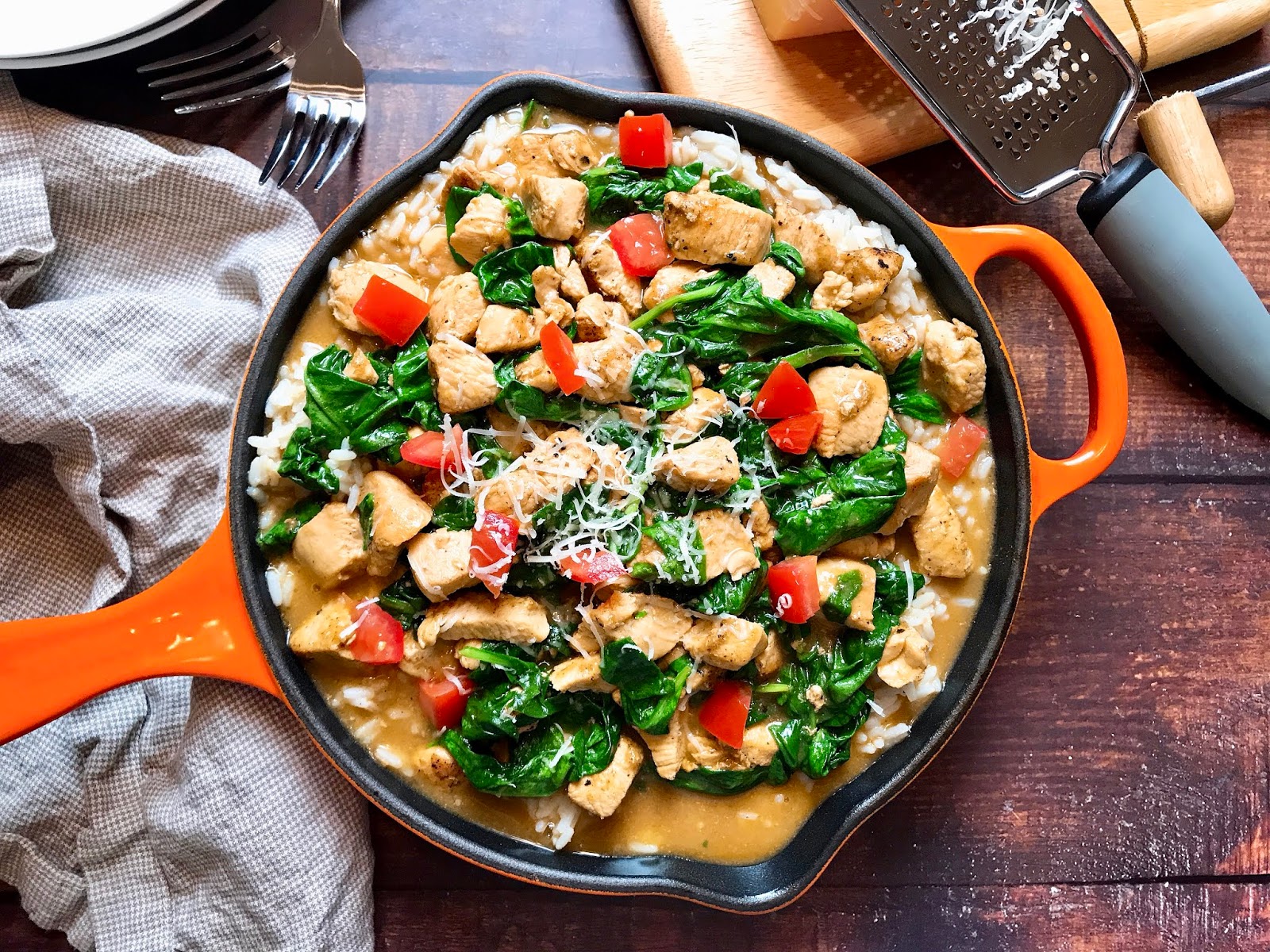 Creamy Chicken and Spinach