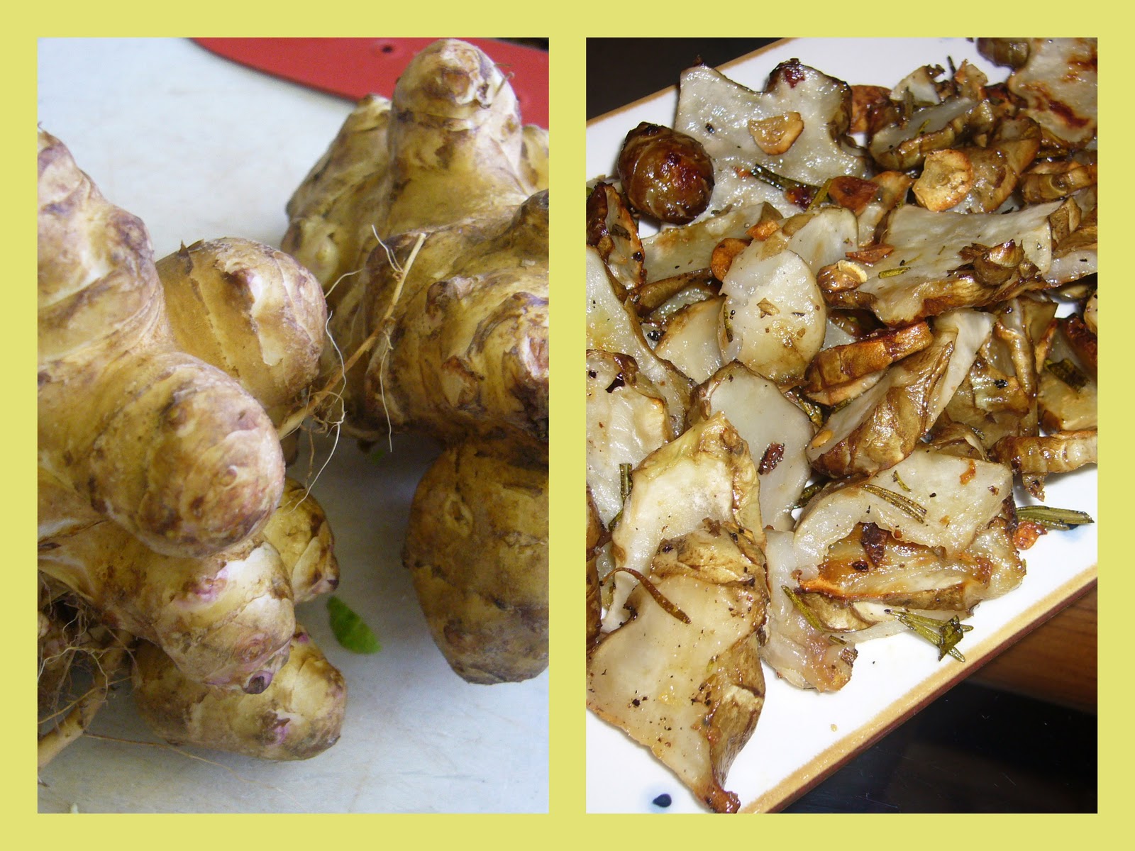 Roasted Jerusalem Artichokes