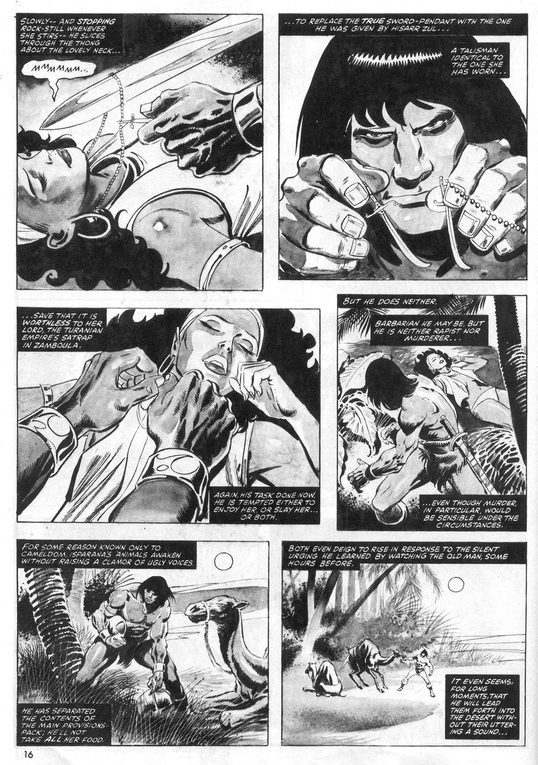 Read online The Savage Sword Of Conan comic -  Issue #55 - 16