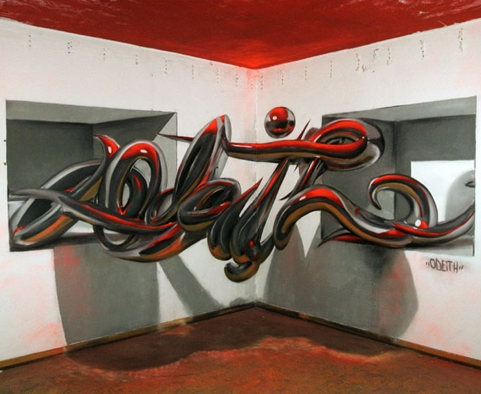 Hyper Realistic Up Yours Helium Balloon Mural By London Graffiti