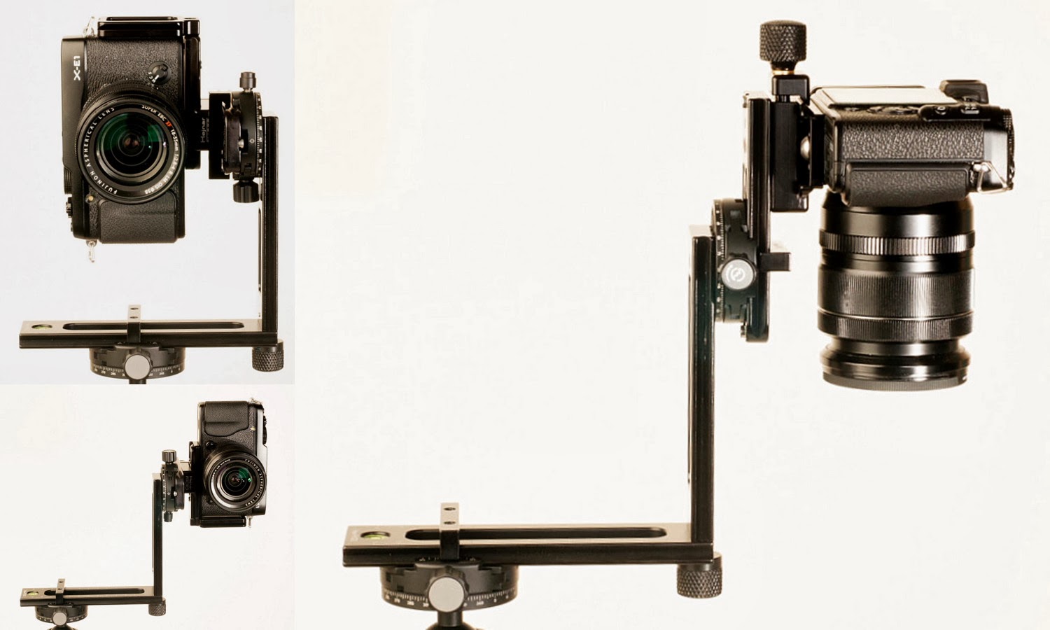 Fujifilm X-E1 mounted on Hejnar 4/3 Quick Connect Set - Nadir position