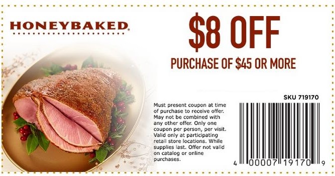 Honey Baked Ham Printable Coupons July 2017 - Discount Shoes Store