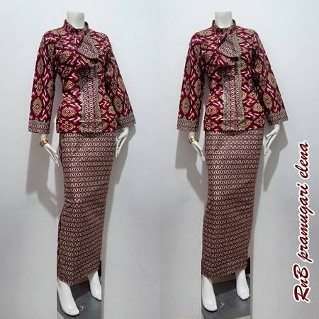 Model Baju  Batik Terbaru Pramugari  Dasi Call Order Foto 