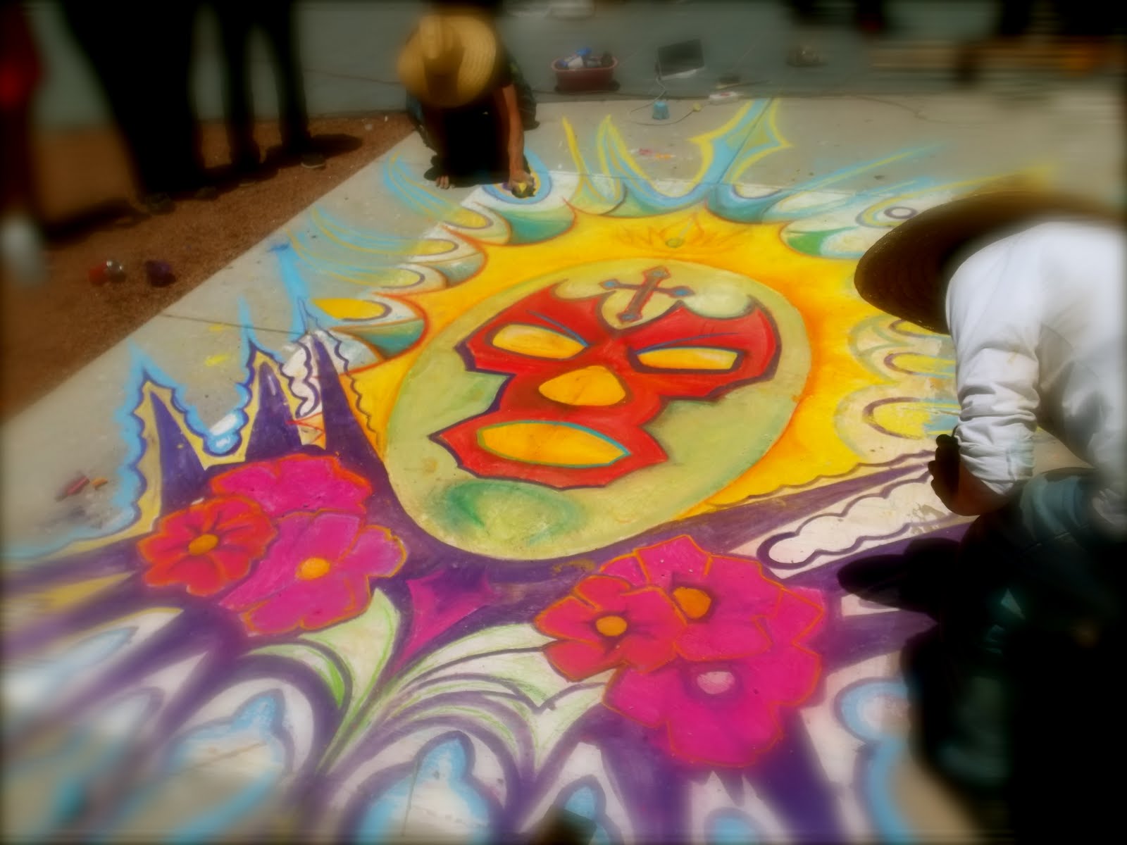 Living on the Border Life In El Paso, Tx Chalk to the Hand Sidewalk Chalk Festival at