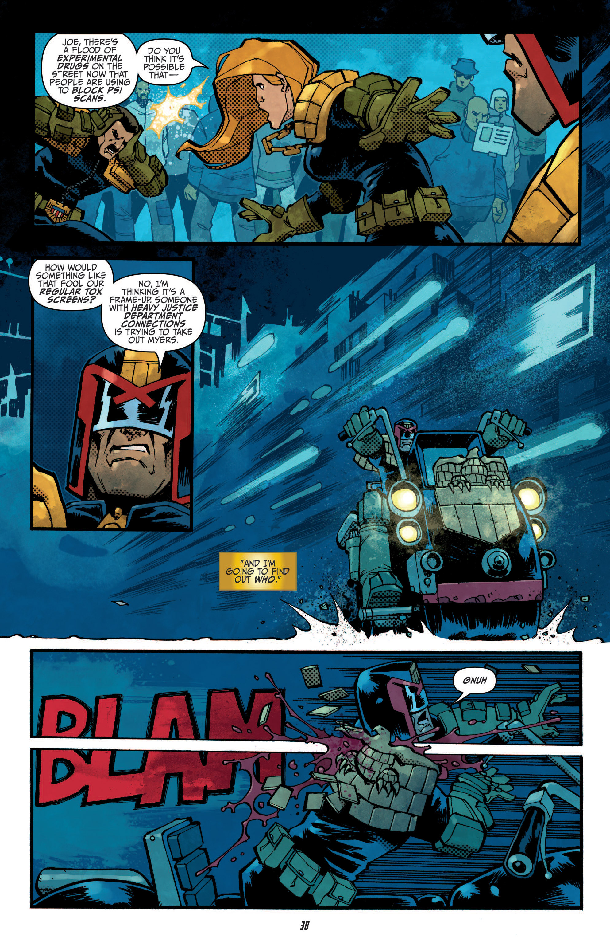 Read online Judge Dredd (2012) comic -  Issue # _TPB 1 - 38