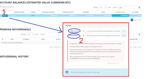 Withdraw XMR via BTC