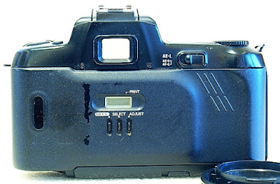Nikon F-601, Back