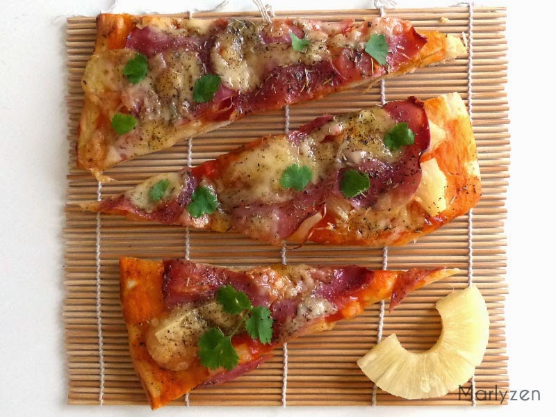 Pizza ABC (Ananas - Bacon - Comté)