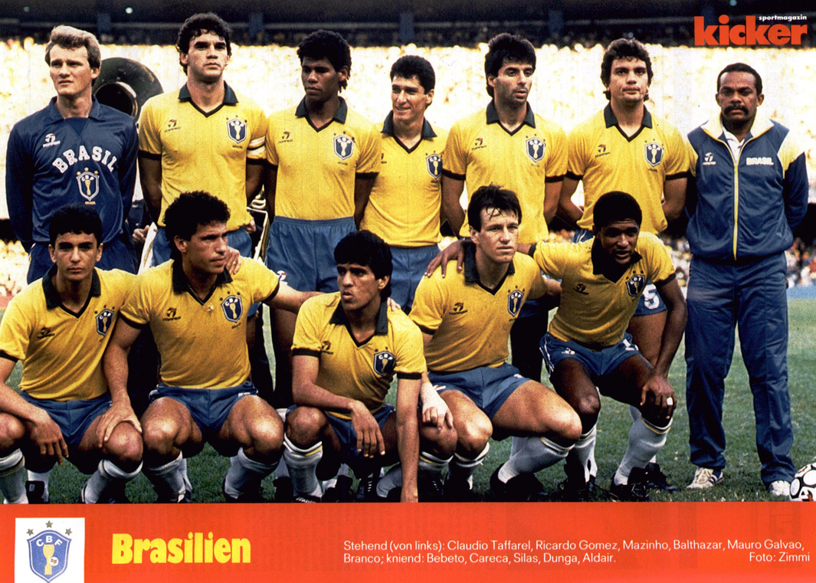 Blog do Trindade Seleção Brasileira na Copa de 1990 Blog do Trindade Seleção Brasileira na Copa de 1990