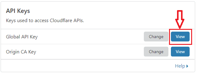 Global API Key
