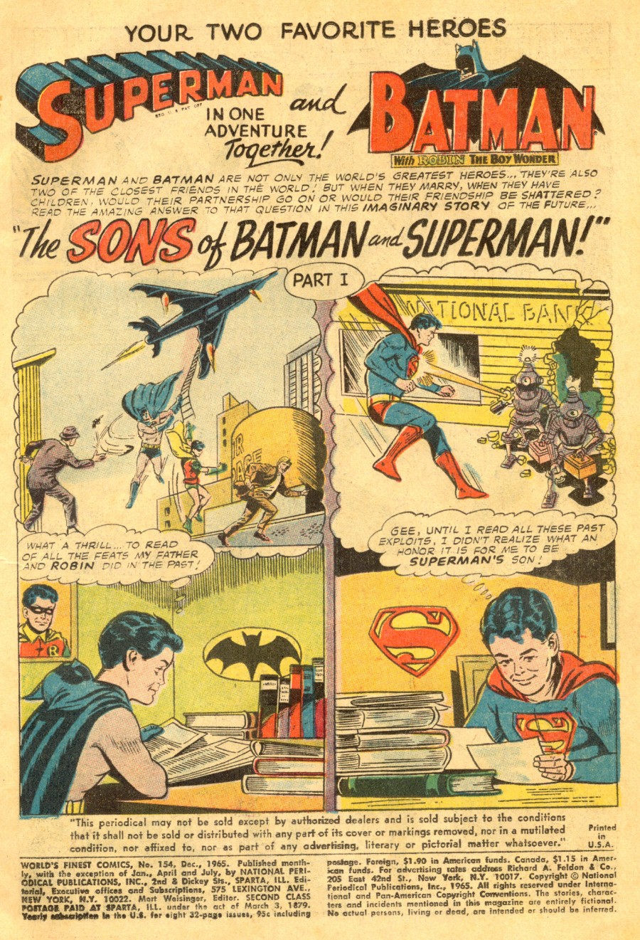 Read online World's Finest Comics comic -  Issue #154 - 3