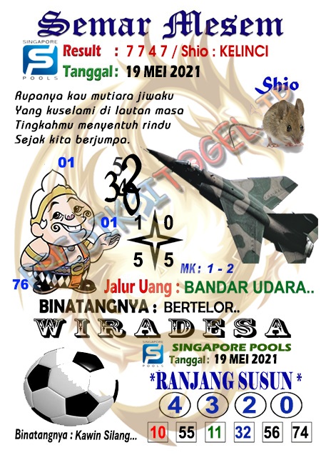 Forum Syair Singapura Rabu 19 Mei 2021 Royal Syair
