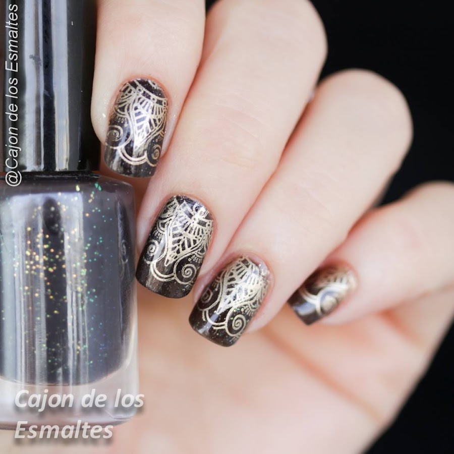 Esmalte térmico - Color "frío" - 3 capas estampado con ColorShow Bold Gold