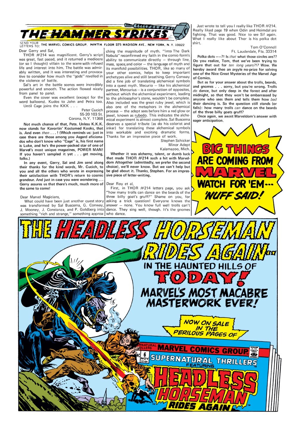 Read online Thor (1966) comic -  Issue #217 - 21