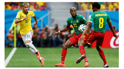 brazil vs cameroon live on high quality - reaction4you