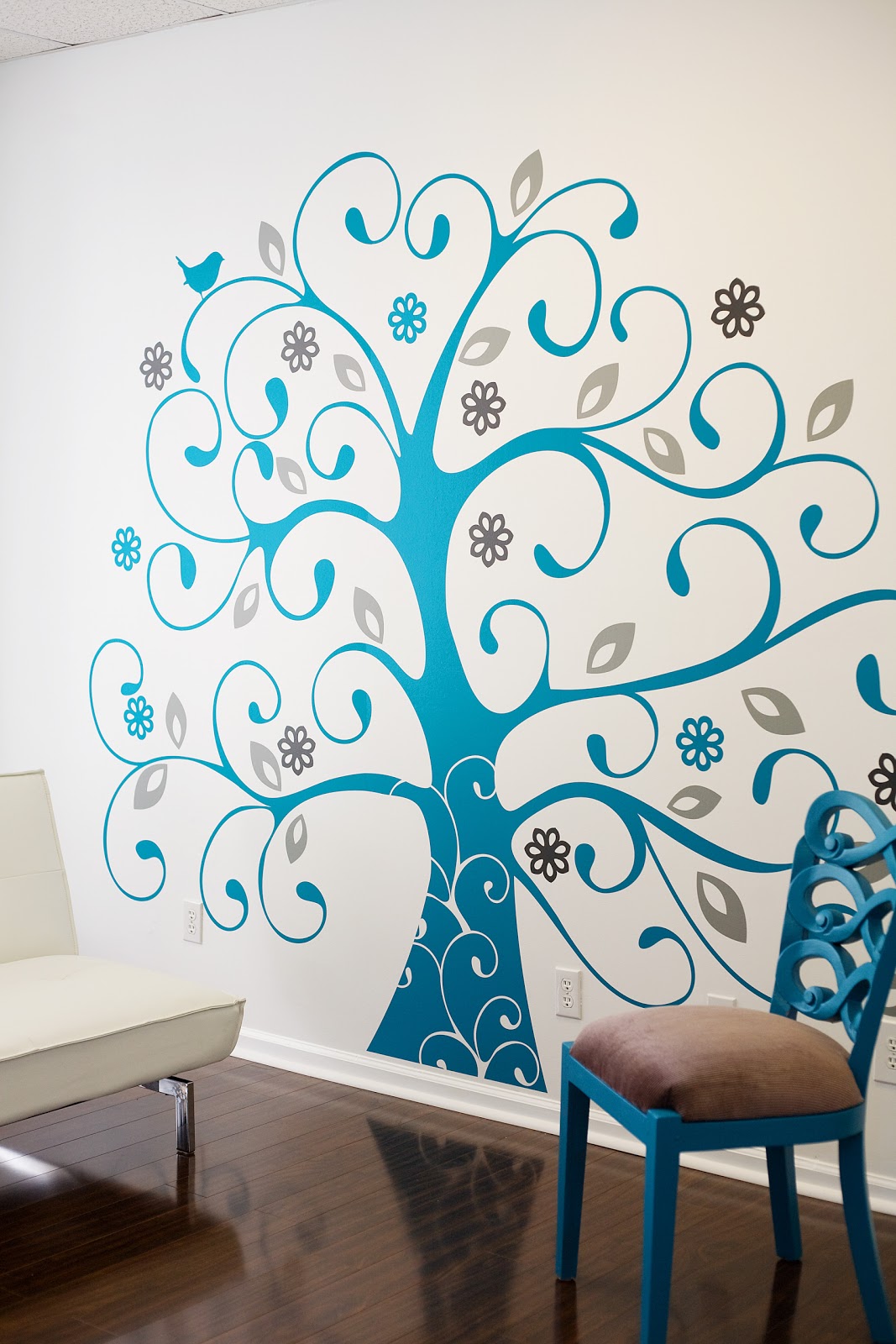 Teal Tree Studios Wall Mural A VINYL DESIGN