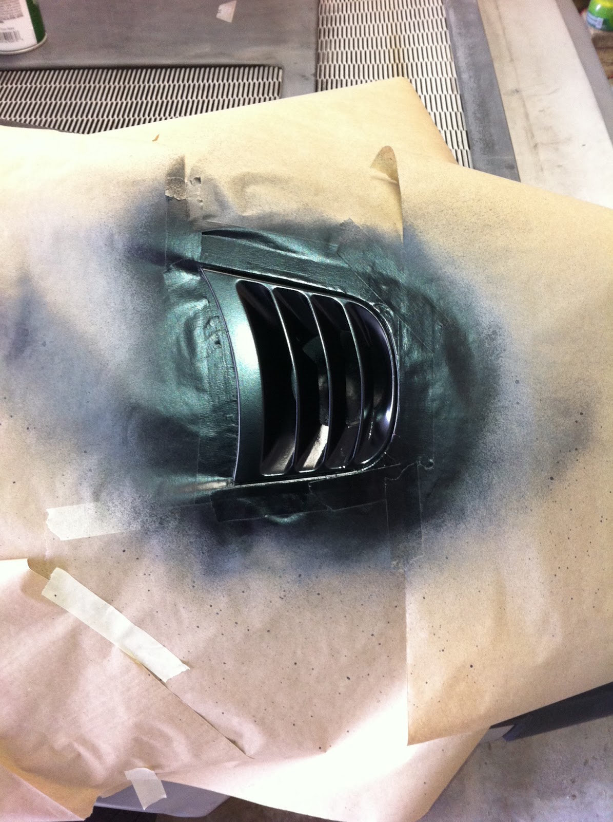 Jeff's 1981 DeLorean Trim Painting